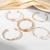 Punk Trendy Multilayer Bracelets for Female Elegant Delicate Twist Sparkling Adjustable Bangles Jewelry Couples Gifts