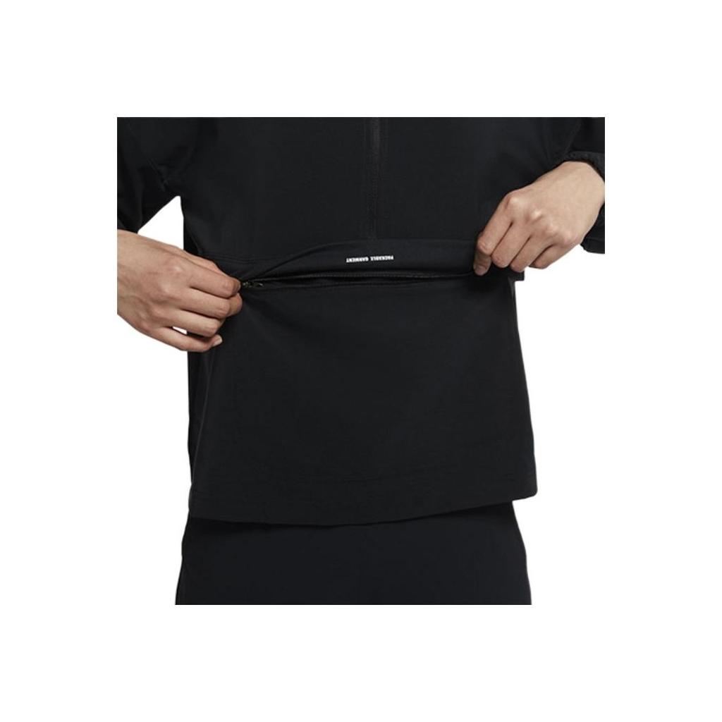 Nike Packable American Vintage Portable Pocket Half-Zip Woven Training Top Women Tops Black DA0384-010