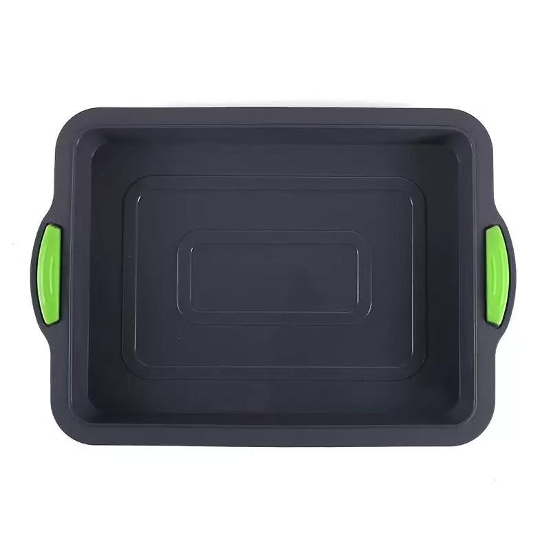 Silicone Baking Pan Rectangular Cake Mold With Easy Release For Home Baking And Swiss Roll Making