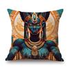 Black African Girl Woman Fiction Looking Exotic Style Decoration Art Cotton Linen Sofa Throw Pillow Case Bench Cushion Cover