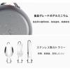 OULOVECO Camping Cookware Set Simple Version Hard Anodized Aluminum Heat Suitable for Direct Flame Includes Aluminum Cooking Stainless Steel Dishes