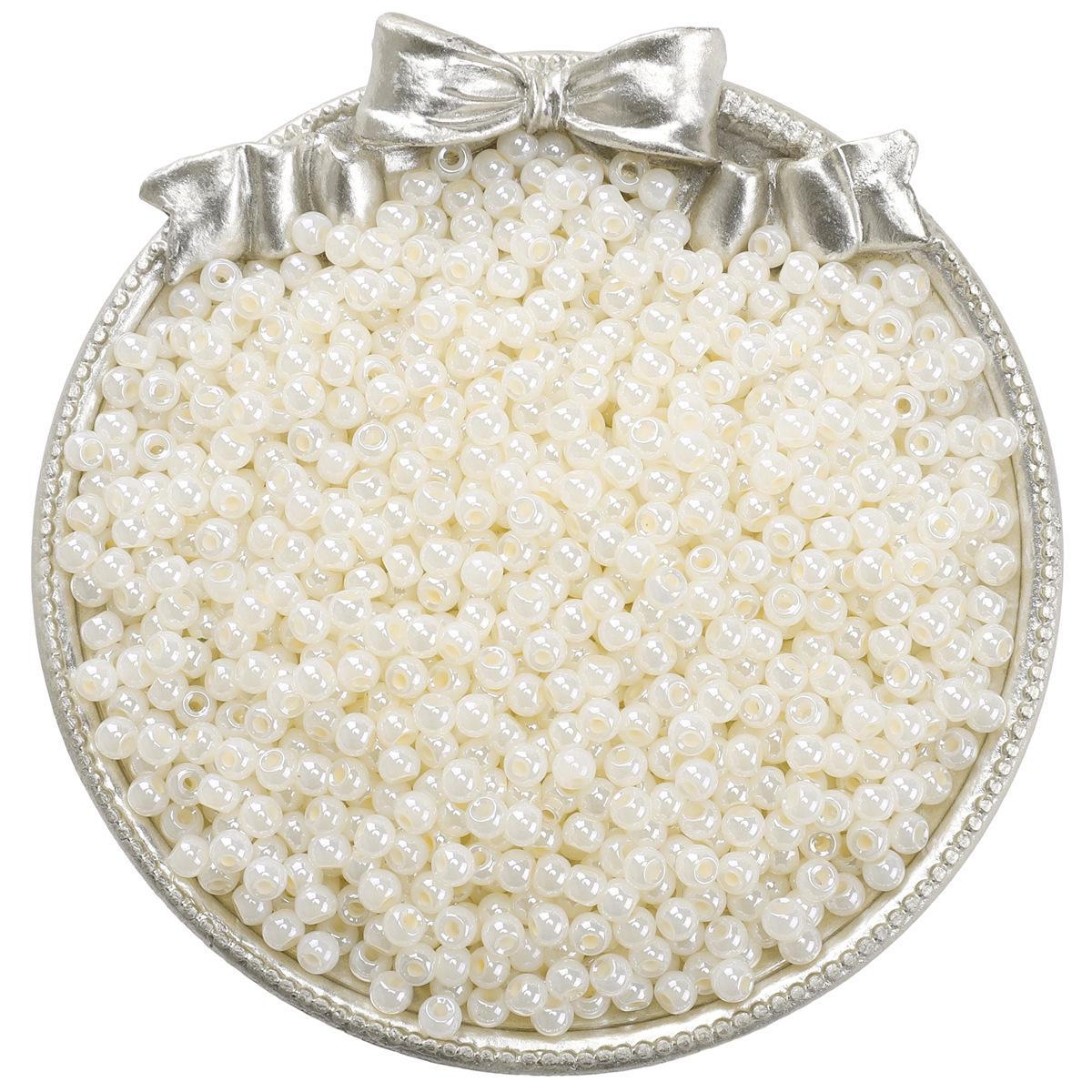 

4 мм бусины-россыпи из циркониевого крема «макарон» для самодельных украшений и вышивки крестиком 170 pieces бежевый