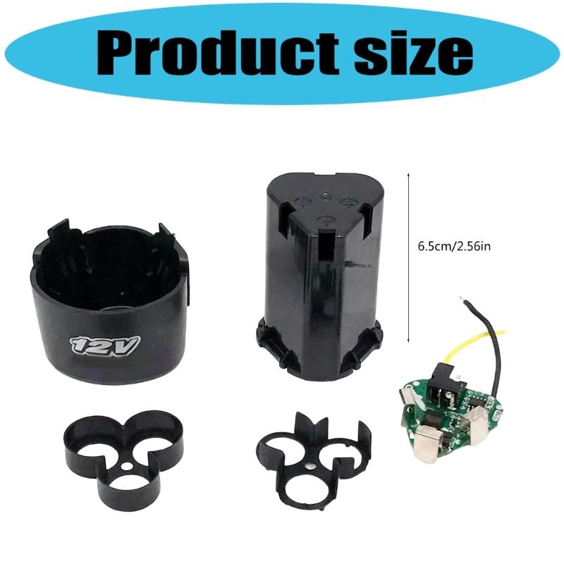 Shockproof Empty Battery Shell With Integrated Circuit Board For 18650 Batteries Overcharge Prevention Design