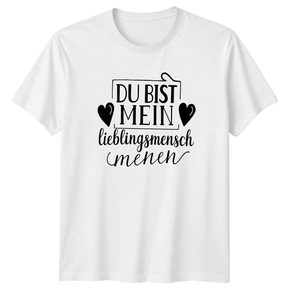 Du Bist Mein LieblingsUnisexsch Meinen TShirt GerUnisex Love Valentines Gift For Him S
