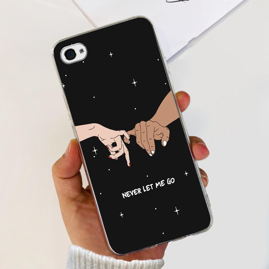For Apple iPhone 4 Case Popular Flower Astronaut Clear Funda Soft Silicone Cover For iPhone 4s 4 S Bumper for iPhone4 Coque Capa