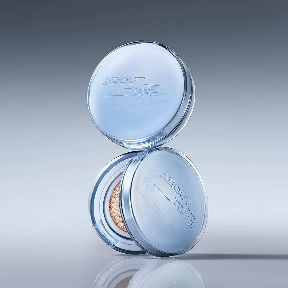 [ABOUT_TONE] Water Layer Fit Cushion SPF50+ PA++++ Hydrating Glow Cushion Foundation 14g x2 (Original + Refill)