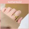 Unique Floral Design Adjustable Ring Brass Gold Plated Perfect For Wedding Gifts
