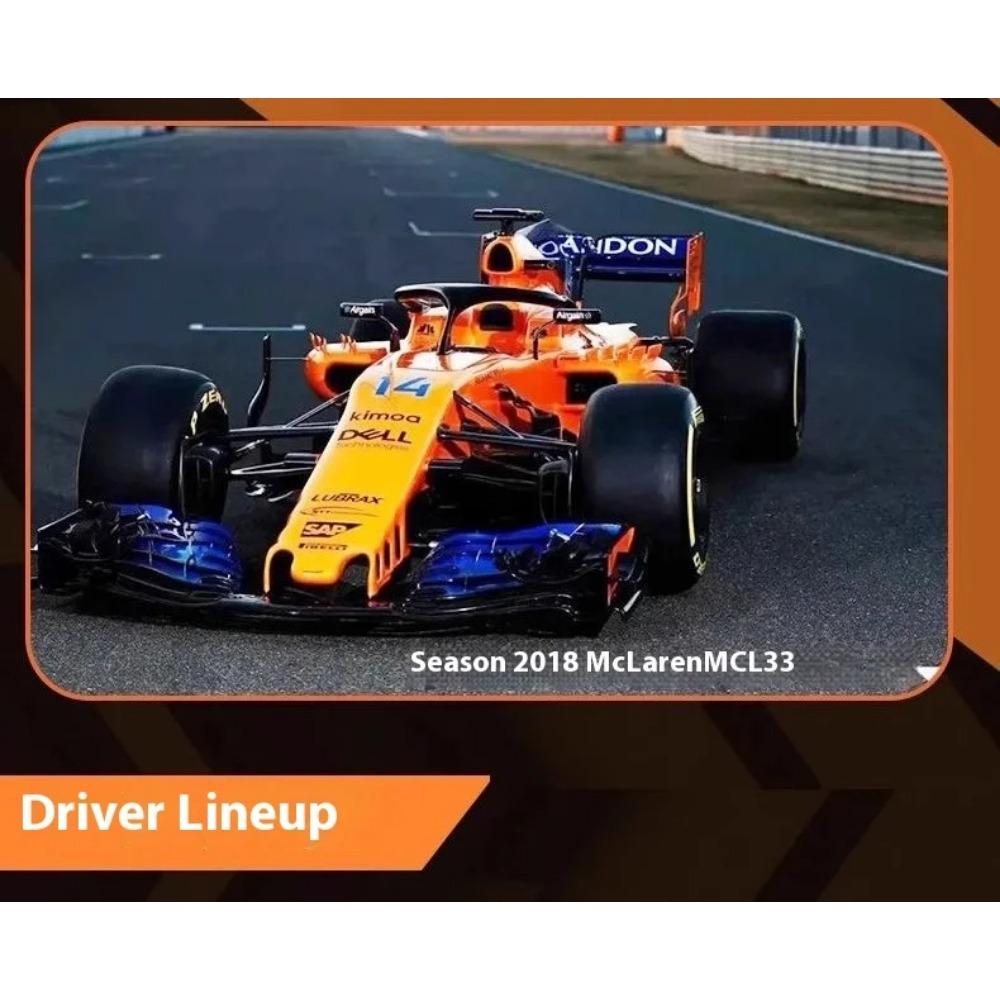 1/43 Scale 2023 McLaren F1 Team MCL60 Australian Grand Prix 4# 81# Alloy Diecast Car Model Children's Toy Car Collectibles Gift Friend