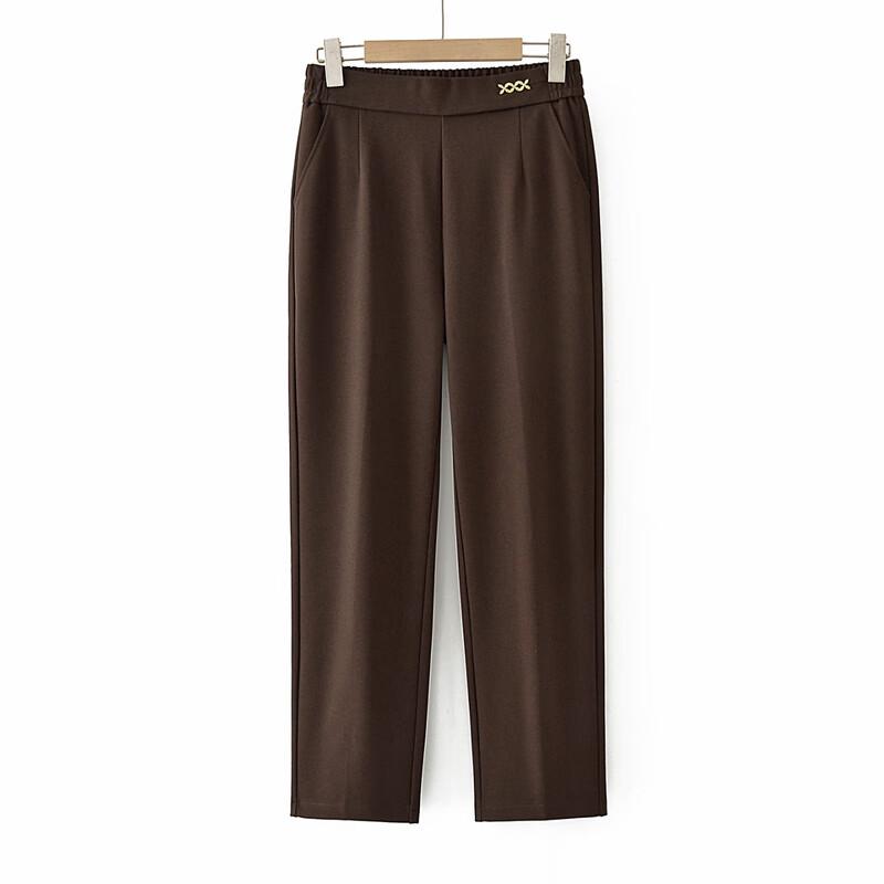 Yalu Women's High-Waist Loose Straight-Leg Pants