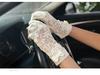 Women's UV Protection Summer Gloves: Thin Ice Silk, Lace, Elastic, Non-Slip, Touchscreen for Driving, Cycling, Electric Scooter