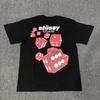 Mens Oversized Cotton T-Shirt Loose Fit Short Sleeve Graphic Tee Casual Wear