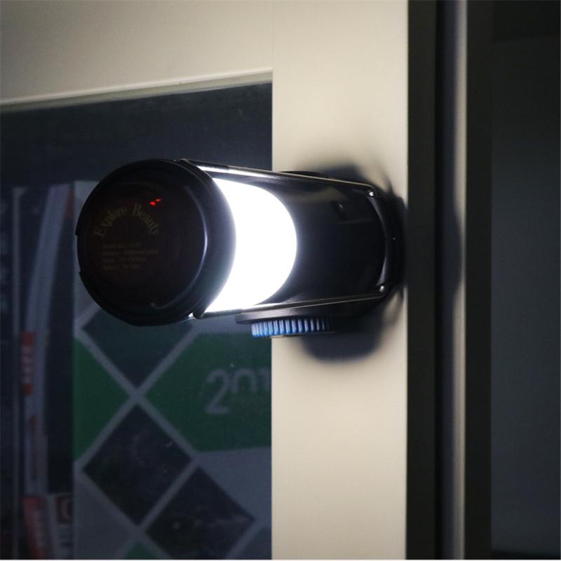 Camping Light Led Rotary Switch Magnet Hook Portable Horse Lamp For Outdoor Camping Emergency Light