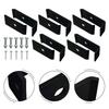 Completes Metal Grid Fence Fastener Set Includes 5 Brackets Screws Bolts For Outdoor Garden Installation