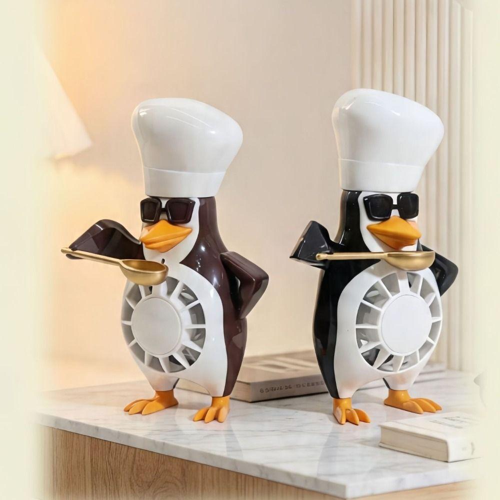 Mini Size Dancing Penguin Fan Creative Design Cute Penguin Fan for 5w/500mAh Return Gift
