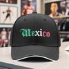 Mexico Gothic Print Baseball Cap Unisex Adjustable Polyester Casual Outdoors Baseball Hat