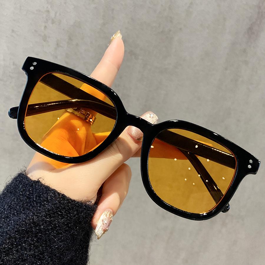 Fashion Sunglasses for Men Women Vintage UV400 Protection Sun Glasses Unisex Square Frame Driving Shades Eyewear