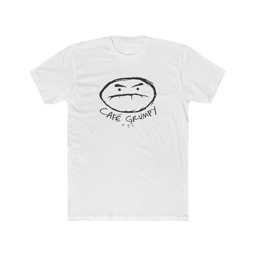 Cafe Grumpy Bakery New York City Men's Cotton Crew Tee Caffeine Manhattan Diner