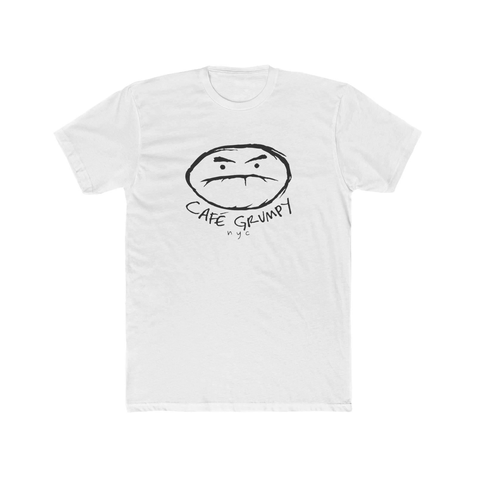 Cafe Grumpy Bakery New York City Men s Cotton Crew Tee Caffeine Manhattan Diner S
