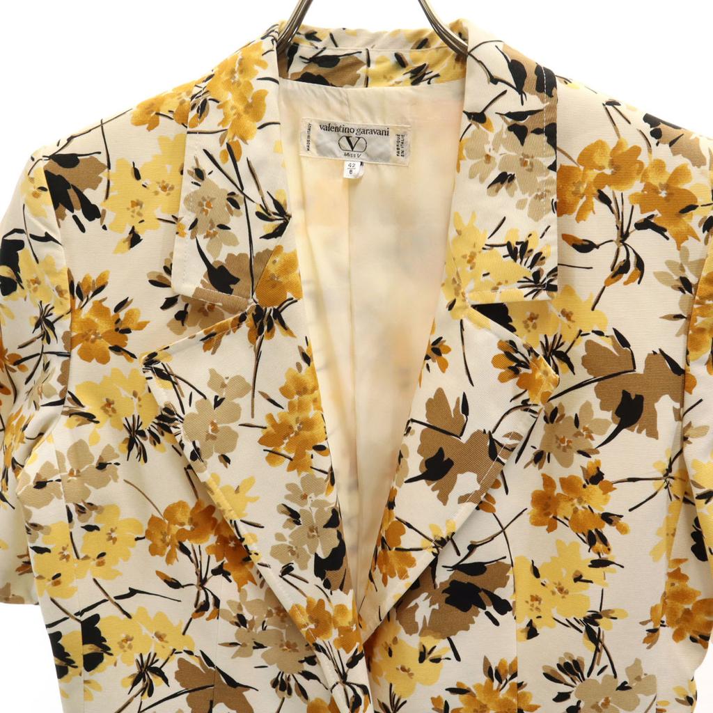 Valentino Garavani made in Italy Floral Short sleeve tailored jacket 42/8 Women Used