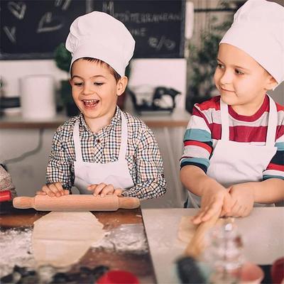 Rouleau à Pâte en Bois, 20 cm de Long, pour la Pâtisserie, Décoration de Gâteau en Pâte à Sucre, Mini Rouleau à Pâtisserie, Accessoires de Cuisine, 1 Pièce