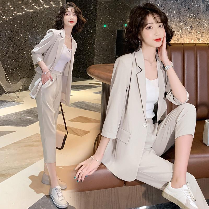 Women's Plus Size Summer Blazer - New Fashion Professional & Casual Suit