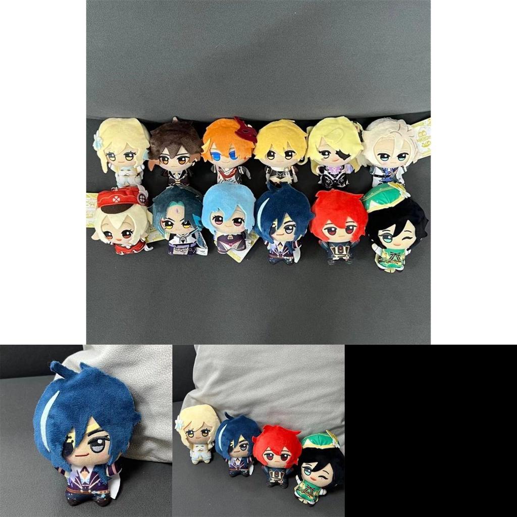 Genshin Impact Plush Doll Pendant Venti Lumine Soft Stuffed Keychain Gift