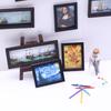 8Pcs Mini Miniature 1:12 Diy Po Frame Antique Frame Oil Painting Diy Doll House Decoration Accessories