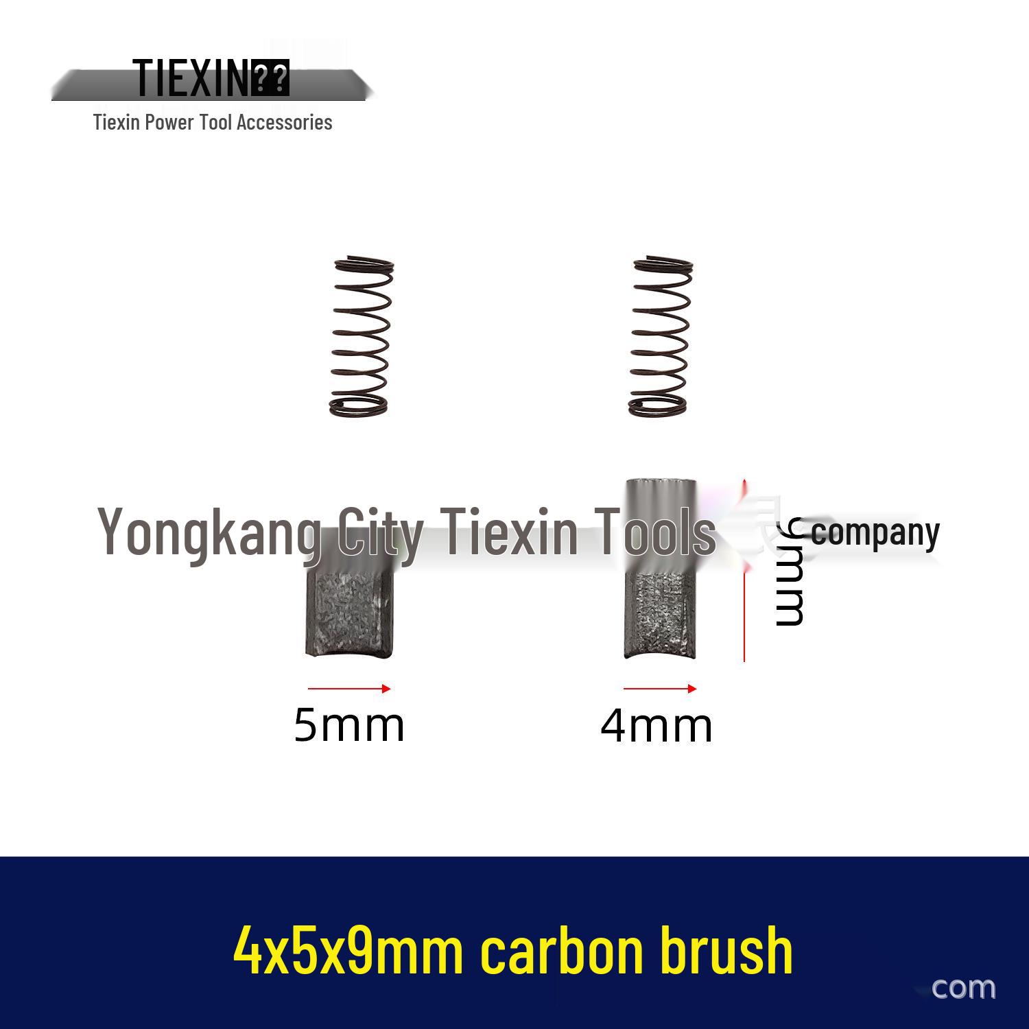 

Small Electric Motor Brush 4x5x9mm for Hand & Bench Drills