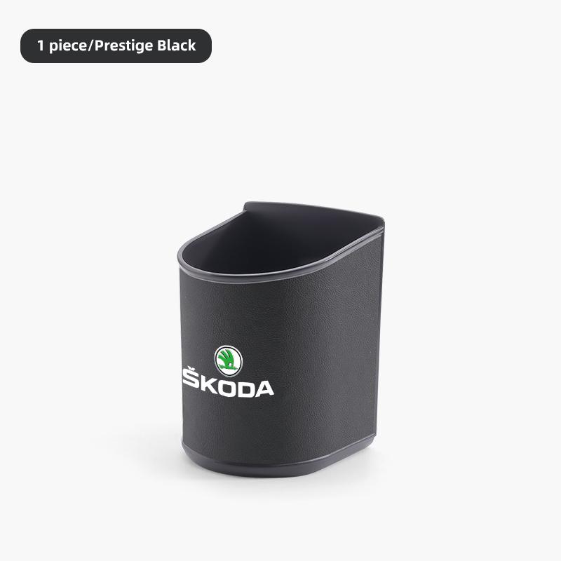 HIAQ2 Car Door Back Seat Cup Holder Storage Box Organizer Valve Cap For Skoda Kylaq Elroq Kodiaq Octavia Enyaq Kamiq Scala Superb Yeti