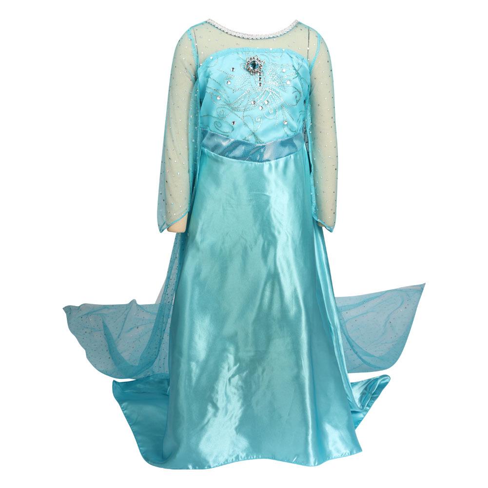 

Frozen Princess Elsa Birthday Dress Set for Girls 120 cm