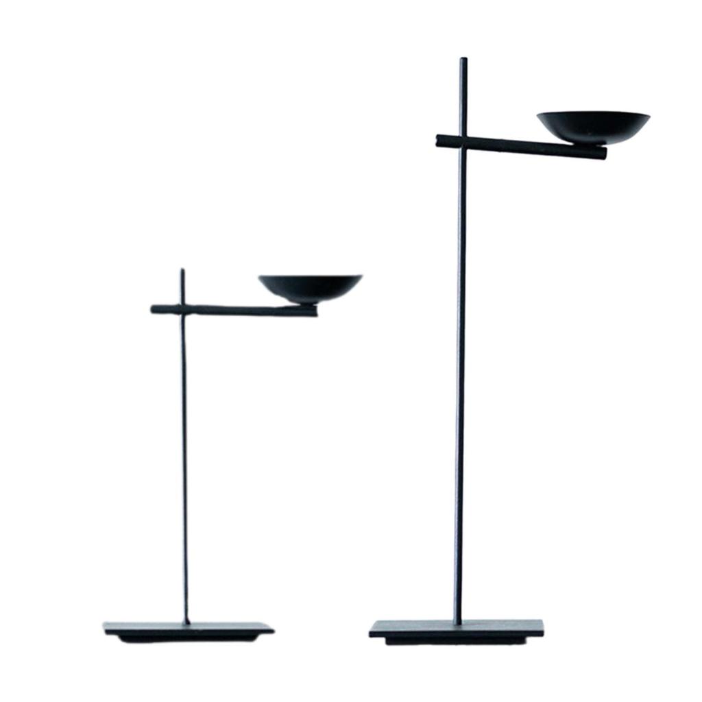 Iron Candle Holders Elegant Home Ornaments for Living Room Desktop Hotel