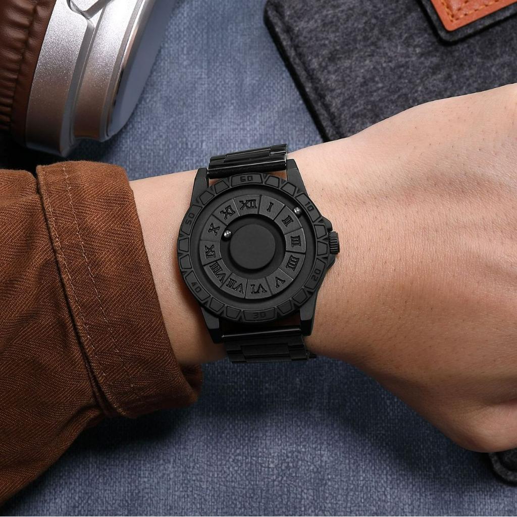 Black Technology Watches for Men and Women  Personalized and Creative Magnetic Levitation Waterproof Watches