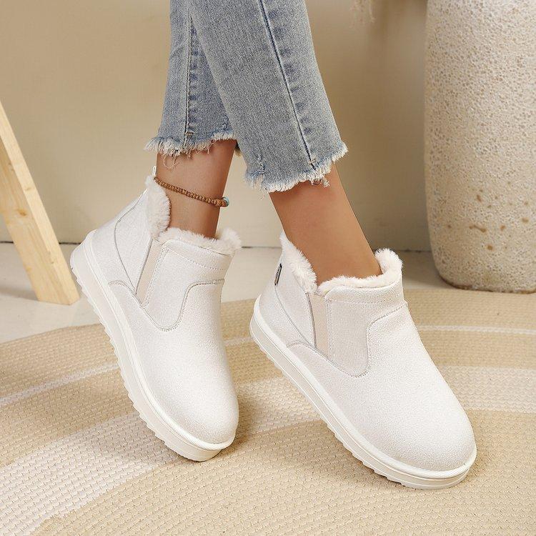 New Women's Shoes Fashion Snow Boots Large Size Comfortable and Wear-resistant Manufacturers Large Size Warm Shoes
