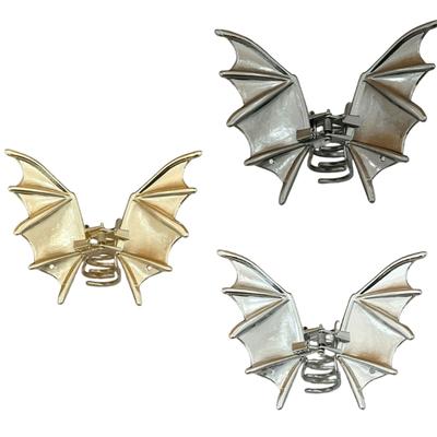 Halloween Fledermaus Thema Haarspange Groß Metallkralle für feines Haar Kostümparty Zubehör Festival Kopfschmuck
