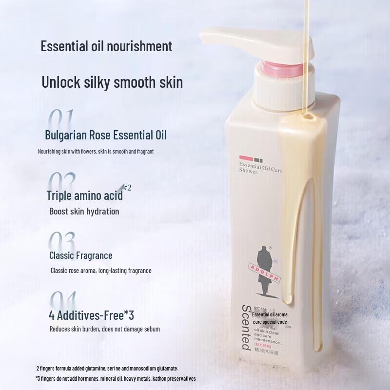 Adolph Anti-Hair Loss Volumizing Shampoo & Charming Classic Shower Gel Set