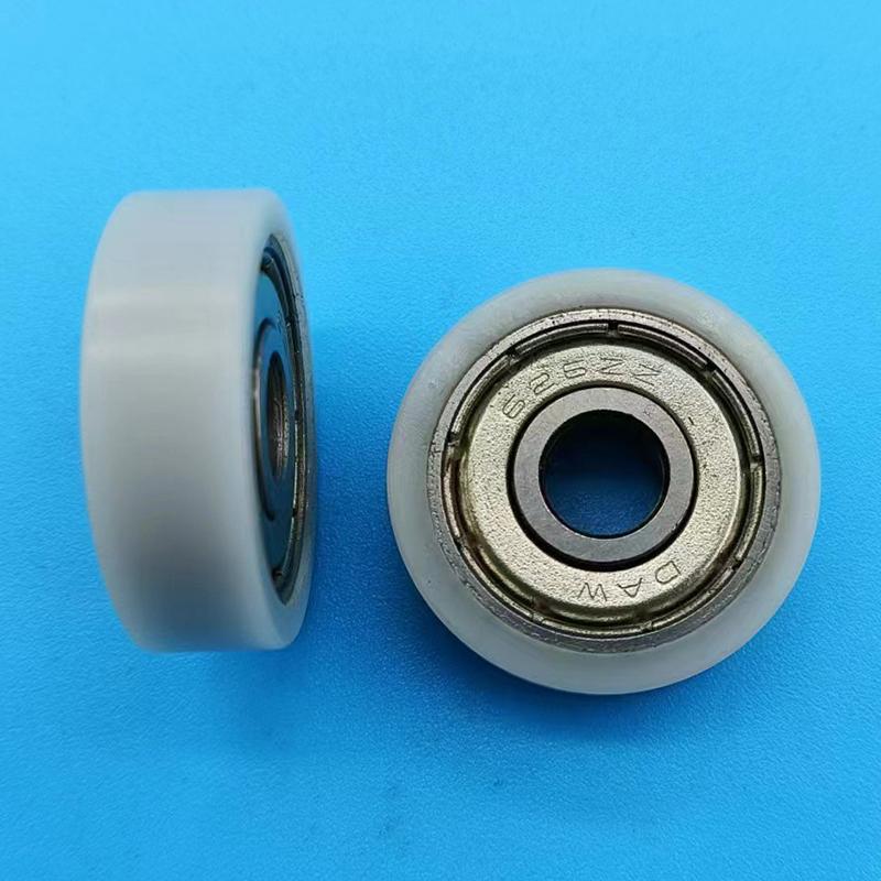 6*22*7Mm Planar Wheel Nylon Pulley Pom Roller Ball Bearing Pulley Bearing Wheel Sliding Converyor Wheel