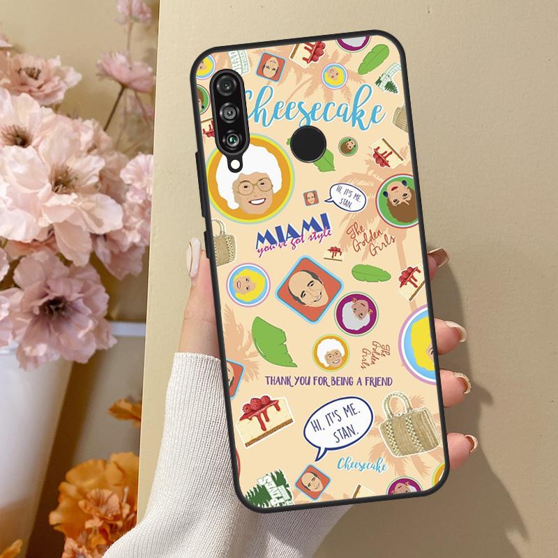 Golden Girls For Huawei Nova 12i 8i 11i 12s 9 10 SE Y60 Y70 Y90 Y72 Y73 Y61 Y91 P60 Pro P30 P40 Lite Case
