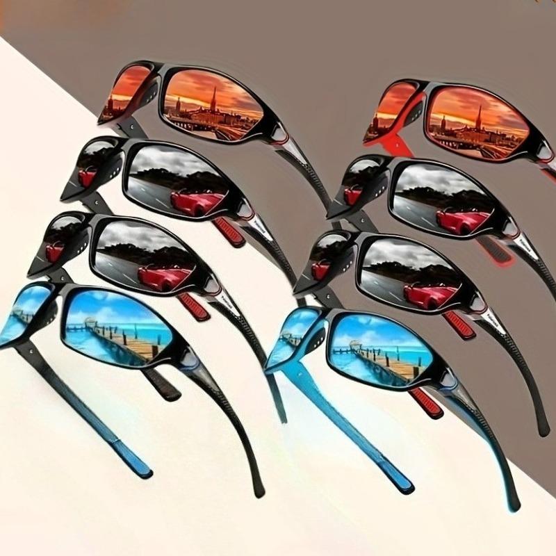 

8 шт. Унисекс Повседневные Дорожные Спортивные Минималистичные Велосипедные Очки для Ежедневных Поездок на Открытом Воздухе, Рыбалки, Спортивные Очки