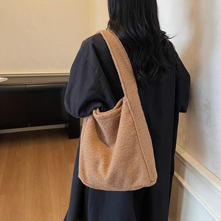 Fashion autumn and winter large-capacity mother and child tote bag women's versatile texture casual cloth bag