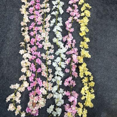 Aesthetic Hanging Flower Vines Featuring For Cherry Blossoms Style