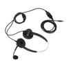 Customer Service Headset Noise Cancelling RJ9 Plug Binaural Wired Telephone Headphone with Mic for VOIP Phones