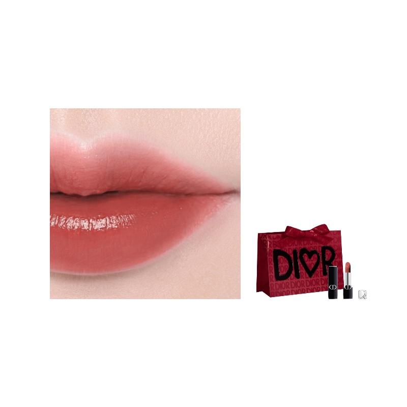 DIOR Lipstick #434 Walking Apricot Pink Brown Polished 3.5g чёрный