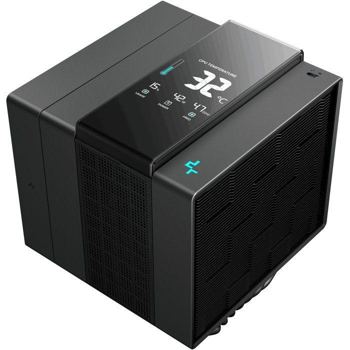 Deepcool ASSASSIN IV VC Vision - R-ASN4-BKNVMD-G - CPU-Kühler - Schwarz - Magnetischer Bildschirm - 7 Heatpipes - TDP 300W