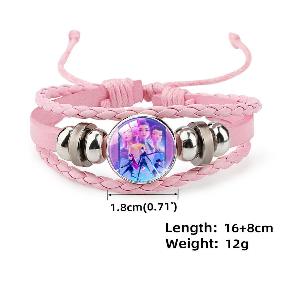 Pink Bracelet Rumi Zoey Mira Beaded Bracelet Adjustable Jewelry