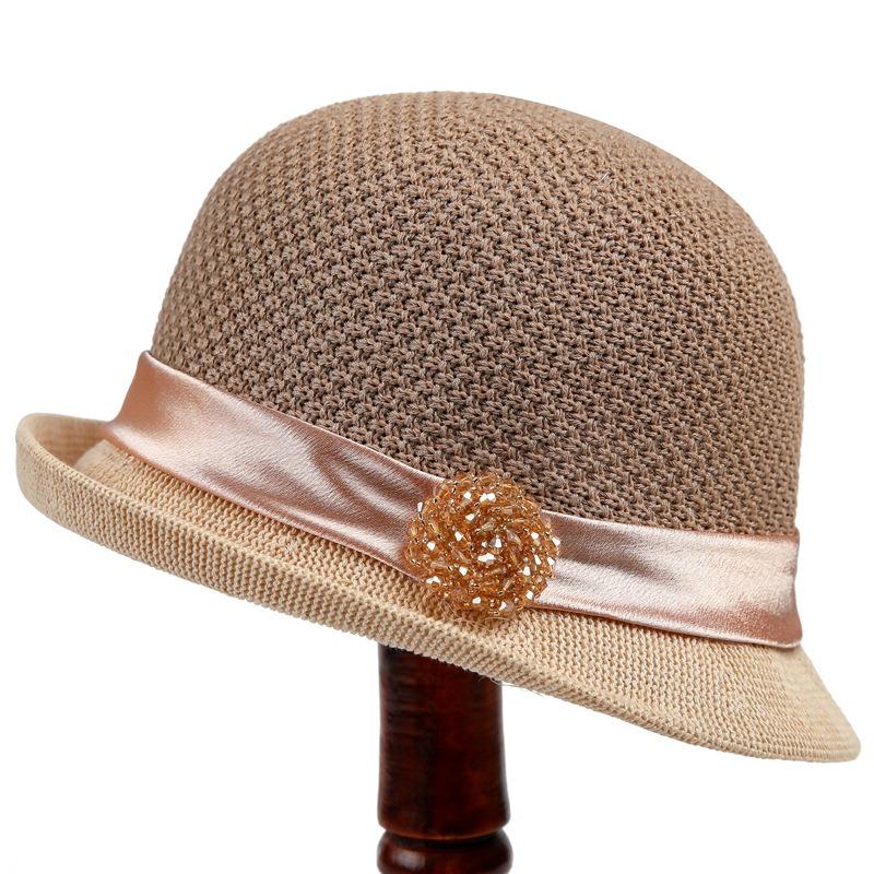 Top Hat Summer Shade Bucket Hat Temperament Elegant Fashion Sun Hat Versatile Hat Women Basin Hat Tide