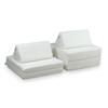 Montessori Komfort Bouclé Mini Spielsofa Weiß