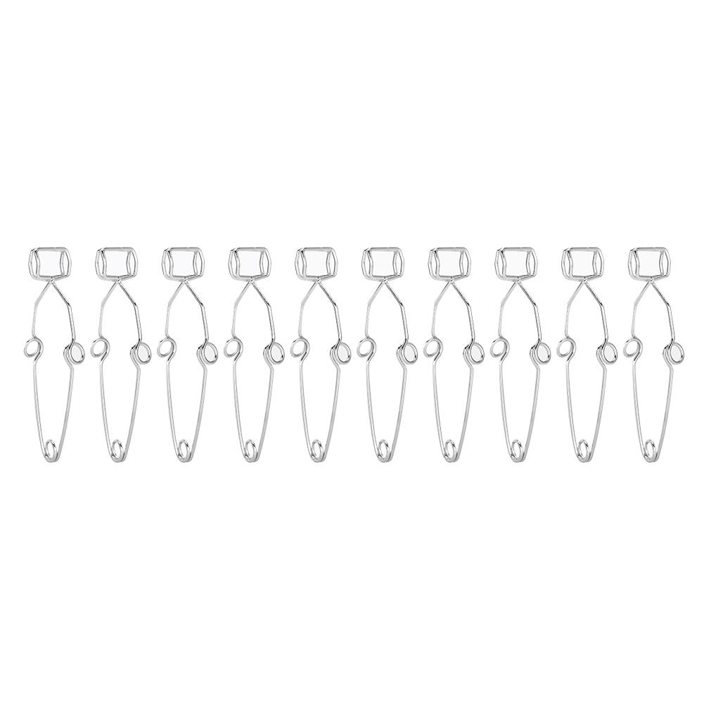 10Pcs Test Tube Clip Clamp Experiment Testing Holder Tool for Laboratory Large Size