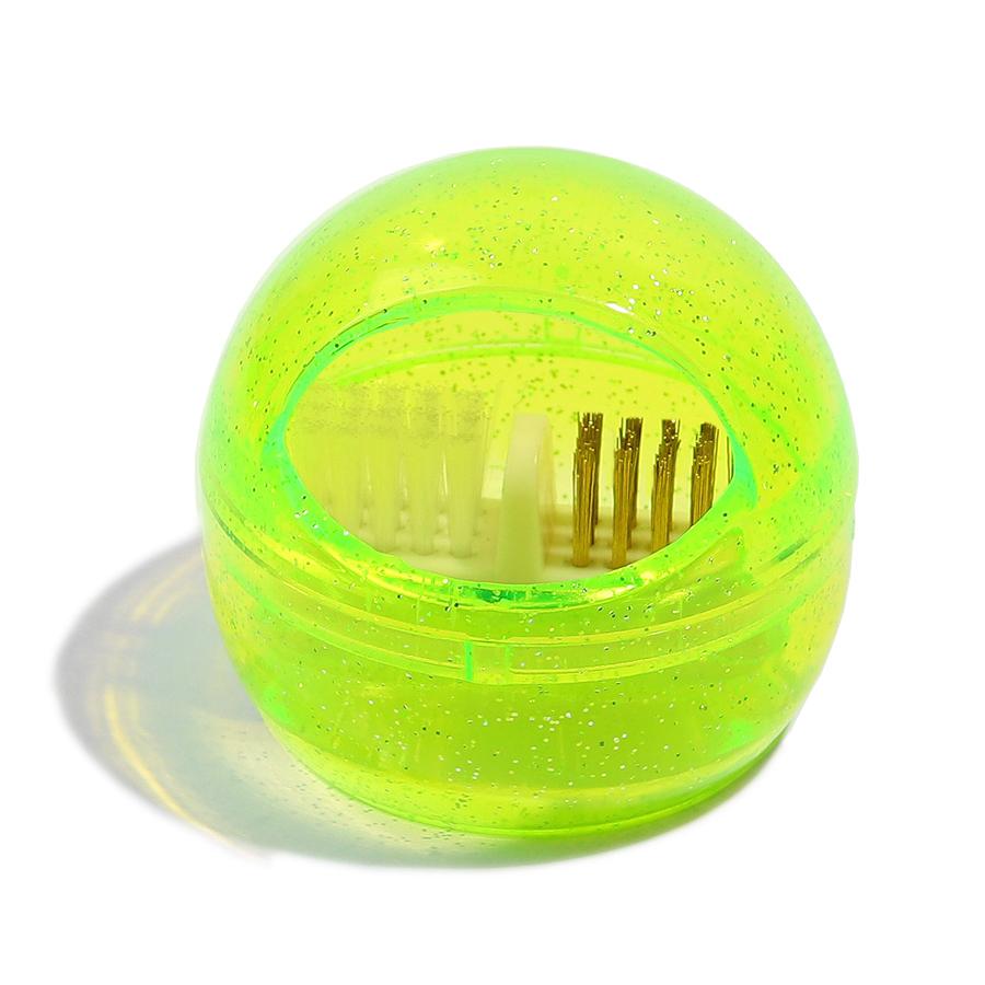 Nail Drill Bits Cleaning Box, Detachable Dual-Use Soft and Hard Wire Brush for Effective Cleaning, Manicure Nail Care Tool