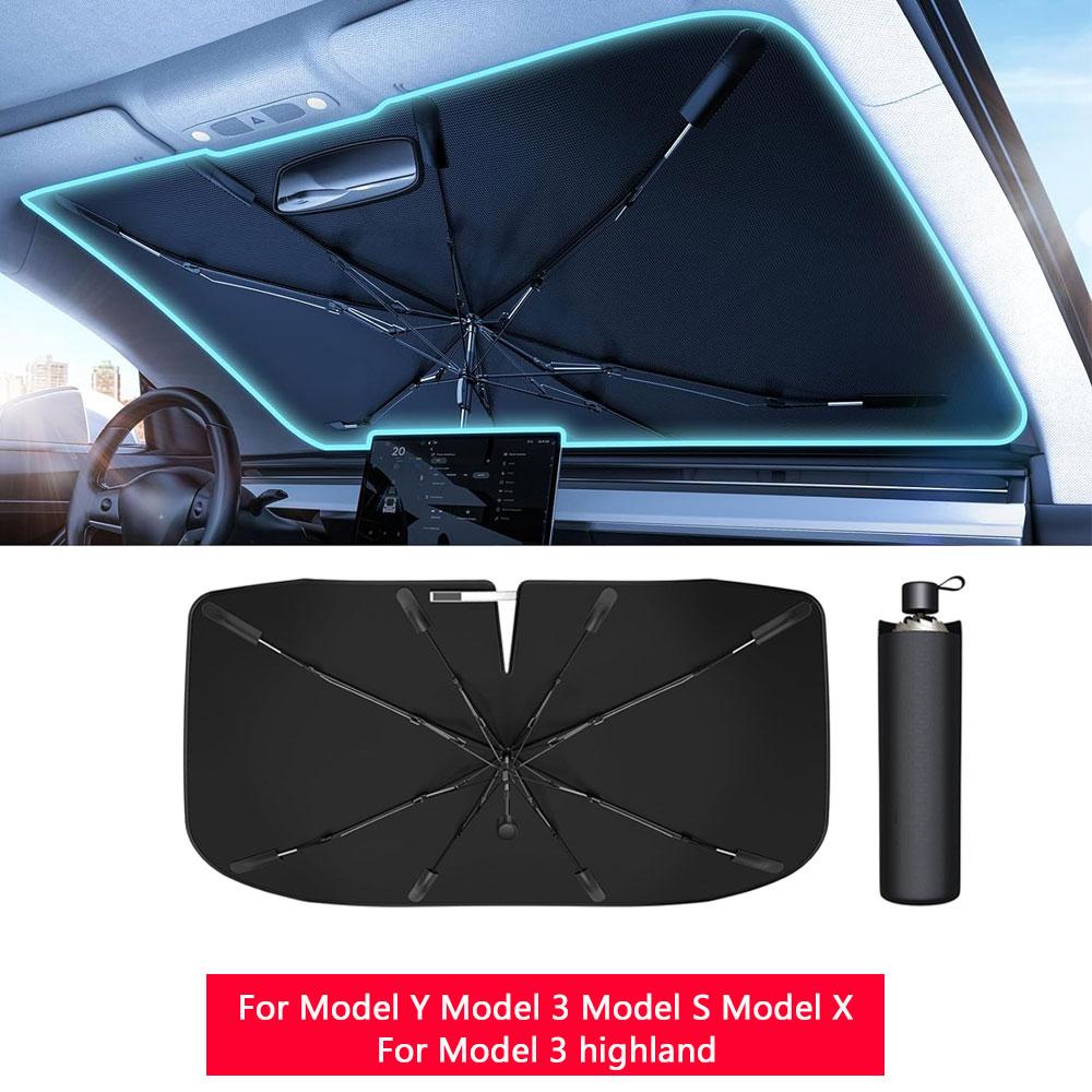 Roof Sunshades for Tesla Model Y 2025 Juniper Model 3 Sunroof Shade Sunshade Roof Sun Shade for 2024-2025 Tesla Model 3 Highland