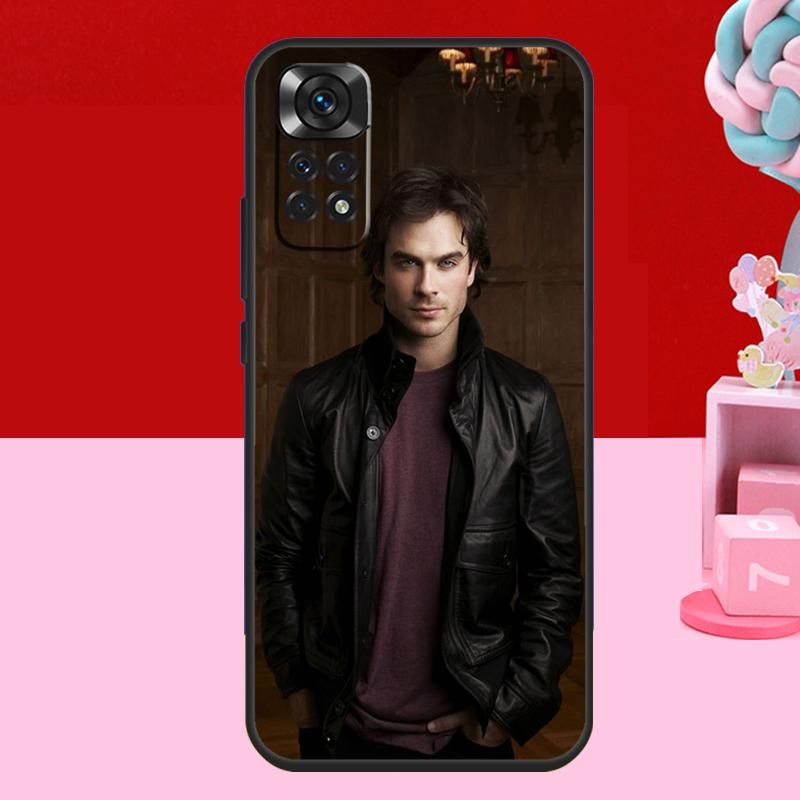 Damon Salvatore Vampire Diaries Case For Xiaomi Redmi Note 14 13 12 11 10 15 Pro Plus Redmi 15 C 13C 10C 12C 14C Soft Cover